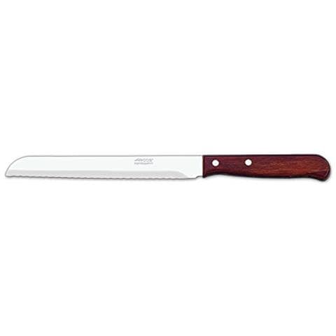 Arcos Serie Latina Lama Acciaio Inossidabile Nitrum 130 mm Coltello Multiuso Coltello Cucina Manico Legno Compresso Colore Marrone 
