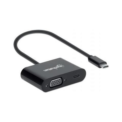 Usb-c To Usb-c (with Power Delivery) And Vga Converter Cable, 1080p, 5 Gbps (usb 3.2 Gen 1), Thunderbolt 3 Com - Foto 2