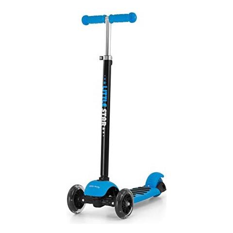 Little Star Monopattino A 3 Ruote Per Bambini, 3-en-1 (blu)  - Foto 2