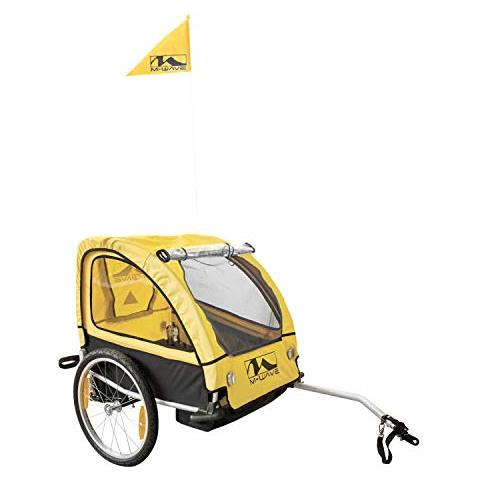 Rimorchio Bici Per Bambini E Bagagli, Giallo (gelb), Taglia Unica - Foto 1