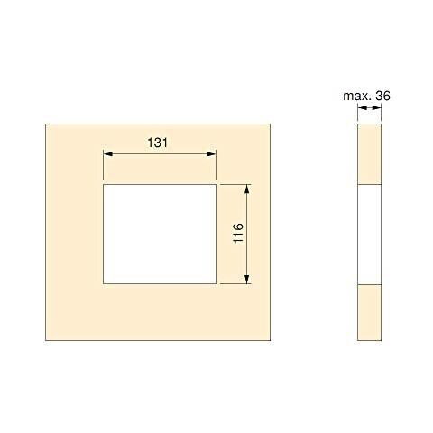 Blocco Multipresa A Scomparsa Da Incasso Nella Scrivania, Ciabatta Multipresa (spina Eu Tipo F, Usb E Hdmi), 145x130mm, Nero - Foto 4