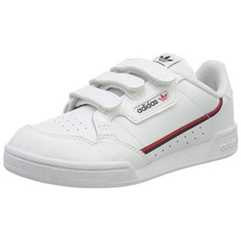 adidas - Continental 80 Cf C, Scarpe Da Ginnastica Unisex Bambini, Ftwr  Bianco / ftwr Bianco / scarlet, 29 Eu - ePRICE