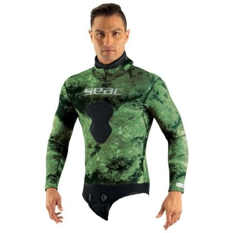 Seac Giacca Ghost Camo 7mm Xxxl Mimetico Verde - Foto 2