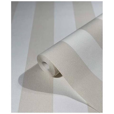 Carta da Parati Topchic Stripes Beige e Bianco - Foto 3