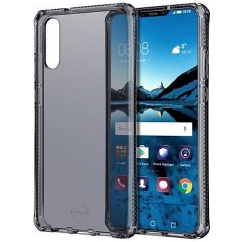 Cover Per Huawei P20 Spectrum Semirigida, Nero Transparente - Foto 1