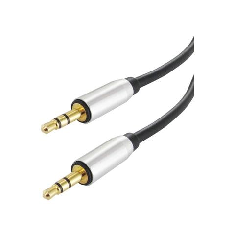 Cavo Ausiliario Audio Due Jack 3.5 Mm Premium, Nero - Foto 1