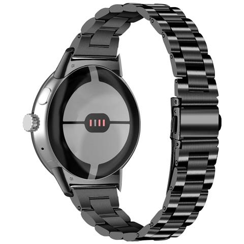 Cinturino Per Orologio In Acciaio Inossidabile Da 20 Mm Per Google Pixel Watch Black - Foto 5