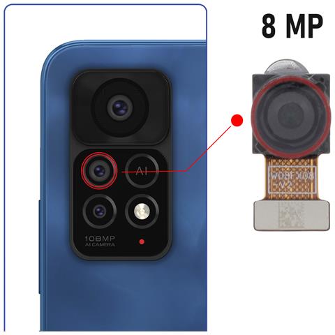 Fotocamera Ultra Grandangolo P. Xiaomi Redmi Note 11 Pro E Poco X4 Pro - Foto 4