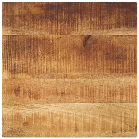 Piano Per Tavolo 40x40x3,8 Cm Quadrato Legno Di Mango Grezzo - Foto 1