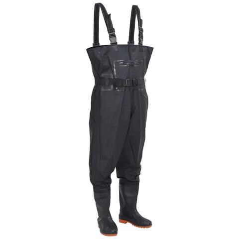 Wader con Stivali e Cintura Nero Taglia 46 - Foto 1