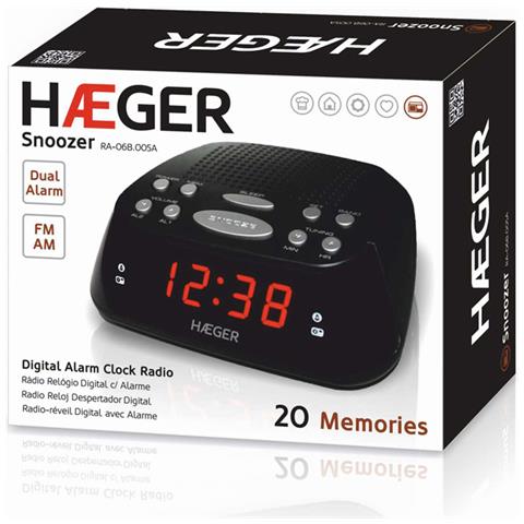 RA-06B. 005B sveglia Sveglia digitale Nero - Foto 4