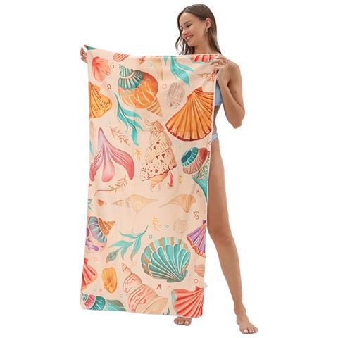 Set Asciugamano Zaino Da Spiaggia Ytb-001-9 80x160cm   Modello 2 - Foto 2