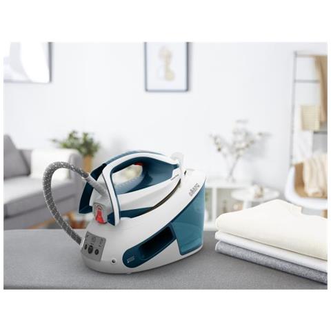 Tefal Express Power Sv8111 1,8 L Durilium Airglide Autoclean Soleplate Blu, Bianco - Foto 3