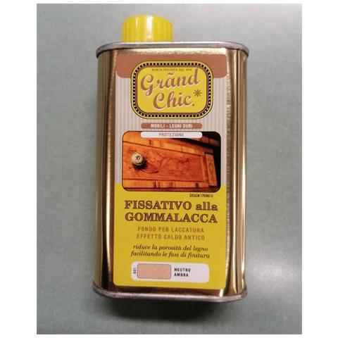 Grand Chic - Fissativo Alla Gommalacca Neutro Ambra 250ml - Foto 2