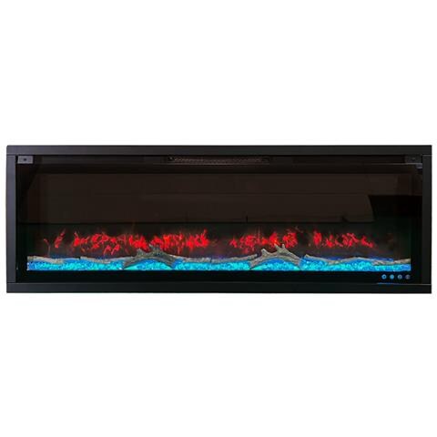 Camino Elettrico Da Parete Versalys Xxl, A Pavimento O Incorporabile, Con Suono, 10 Colori, Con L'app, L200xh41cm - Foto 2