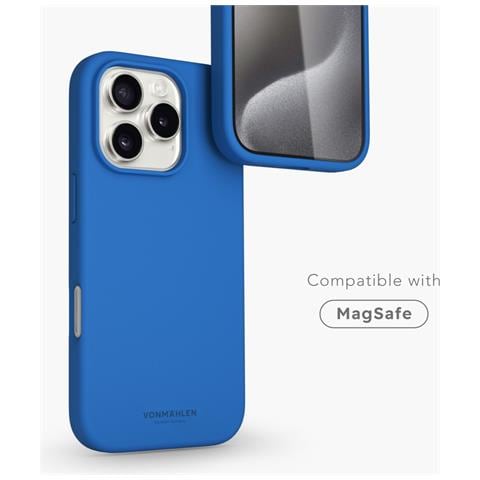 Soft Silicone Case custodia per cellulare 16 cm (6.3") Cover Blu - Foto 2