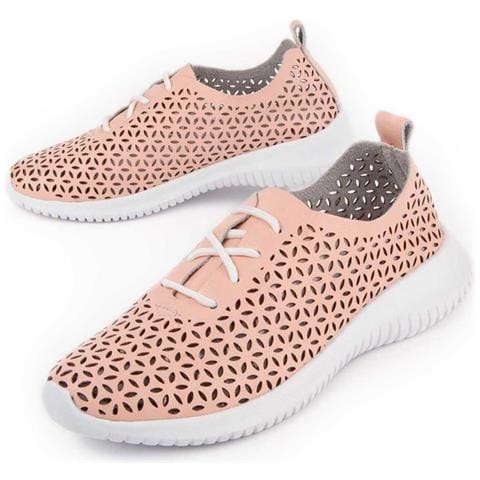 Sneakers Reyza Rosa Rosa Pelle Naturale - Foto 1