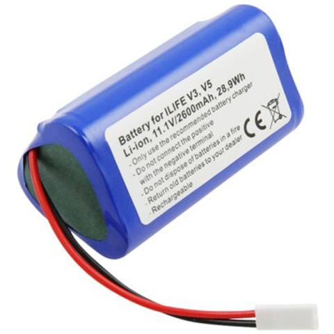 Batteria Per Robot Aspirapolvere Ilife V3 / V3s / V5 / V5s 11.1v 2600mah 28.9wh - Foto 1