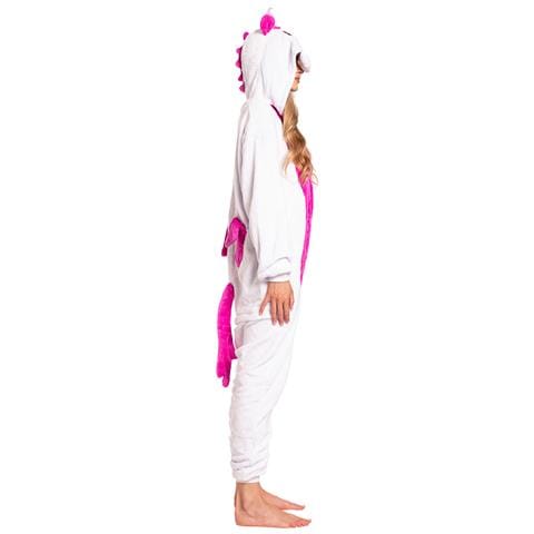 Pigiama Da Donna Tuta Kigurumi Onesie Costume Unicorno Rosa 145-155 Cm S - Foto 2