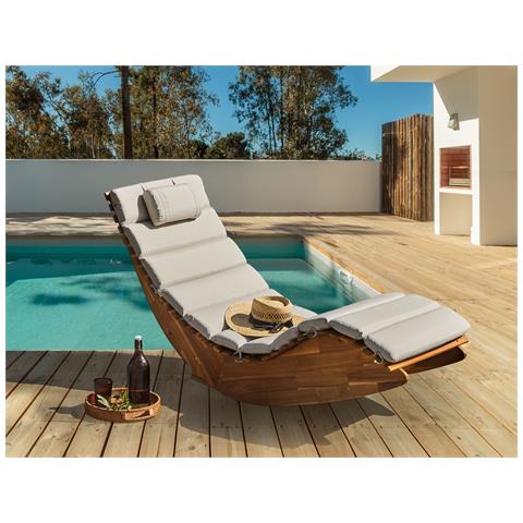 Cuscino Per Sdraio Brescia Premium 180 X 60 Cm Tortora - Foto 1