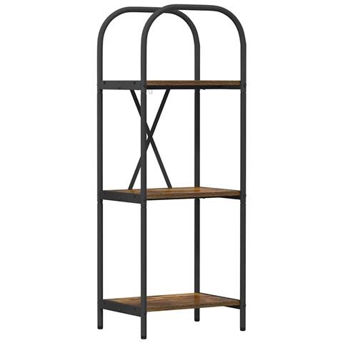 Libreria Rovere fumo 40 x 30 x 109 cm Legno multistrato - Foto 1