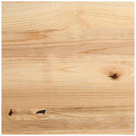 Piano per Tavolo 140x60x4 cm in Rovere Massello Ovale - Foto 9