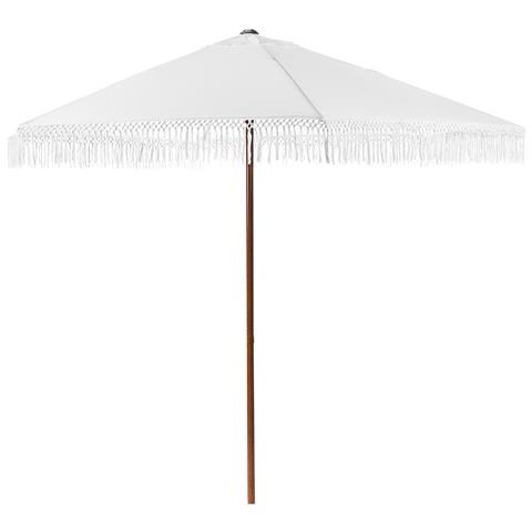 Ombrellone Da Esterno 258 Cm Murasa Bianco - Foto 2