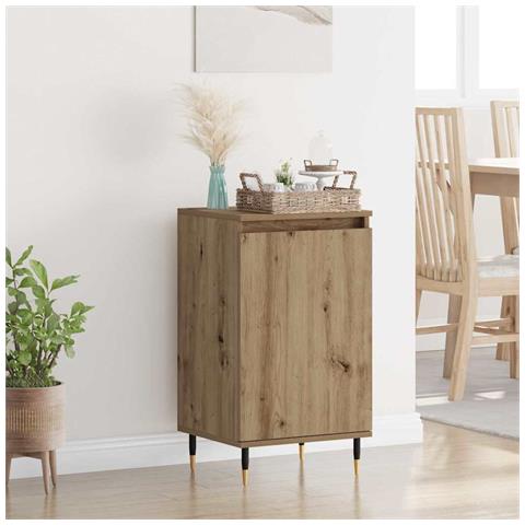 Credenza 2 pcs Rovere artigianale 40 x 35 x 70 cm - Foto 2