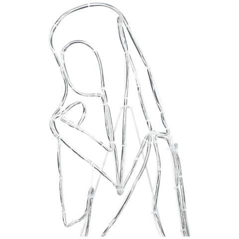 Scena di Natività Illuminata Multicolore 112 x 72 cm PVC - Foto 9