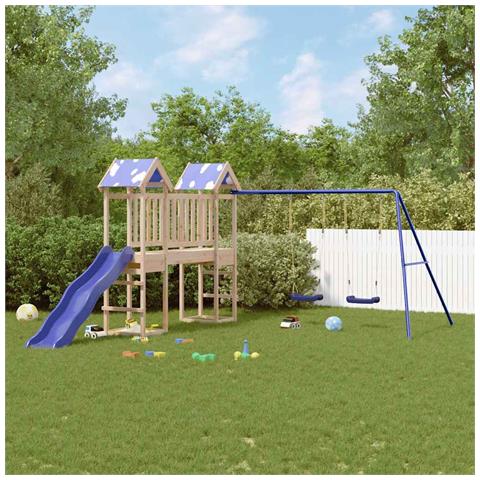 Set da Gioco da Esterno in Legno Massello di Pino - Foto 2