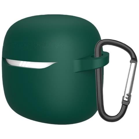 Custodia Protettiva In Silicone Compatibile Con Jbl Tune Flex 2 - Cover Anti-caduta Per Auricolari Green - Foto 1