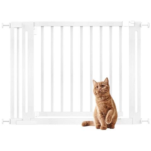 Bettacare Cancelletto Elegance In Legno, Bianco, 105cm - 113cm, Cancelletto Di Sicurezza A Pressione, Passaggio Extra Largo Di 73cm - Foto 1