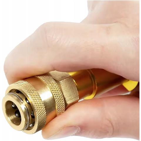 Adattatore In Ottone Tr22 Easylock - Compatibile Con Idropulitrici Kärcher Hd Hds | Attacco Rapido 1/4"" | Per Schiumogeni E Accessori - Foto 2