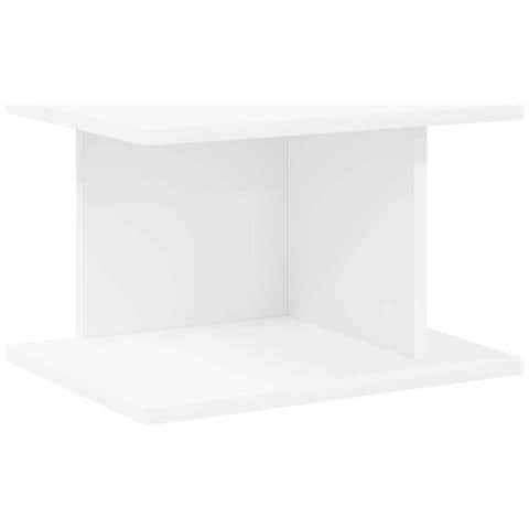 Comodino Bianco 40 x 30 x 25 cm Legno multistrato - Foto 1