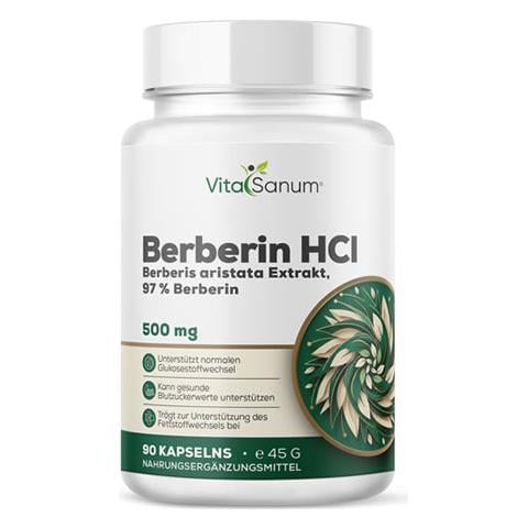 Berberina HCl 500 mg 90 Capsule Integratore alimentare - Foto 2