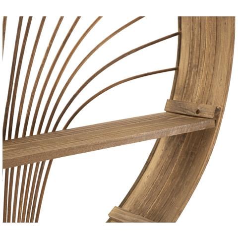 Bacheca Fuji In Rattan Naturale Da Parete — 60,5x10,5x76 Cm - Foto 2