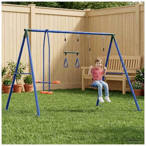 Set di Altalene per Esterni Multicolore 263 x 185 x 185 cm - Foto 2