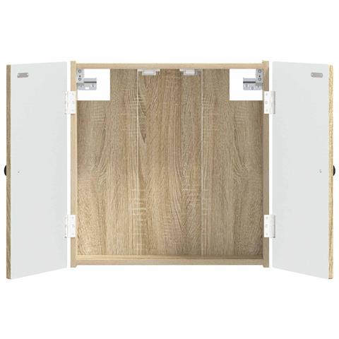 Armadio per Dartboard BREDA Rovere Sonoma 52,5 x 10,5 x 53,5 cm - Foto 1