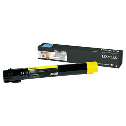 X950X2YG Toner Originale Giallo per X950de Capacità 24000 Pagine - Foto 1
