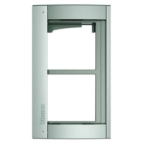 Telaio Supporto Con Cornice 2 Moduli Sfera New Finitura Allmetal - Foto 2