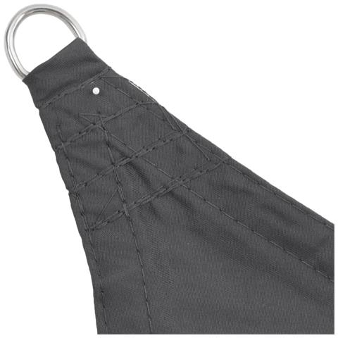 Parasole a Vela Oxford Triangolare 5x5x5 m Antracite - Foto 2