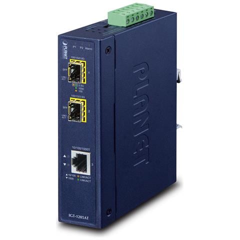 IGT-1205AT convertitore multimediale di rete 1000 Mbit /s Blu - Foto 1
