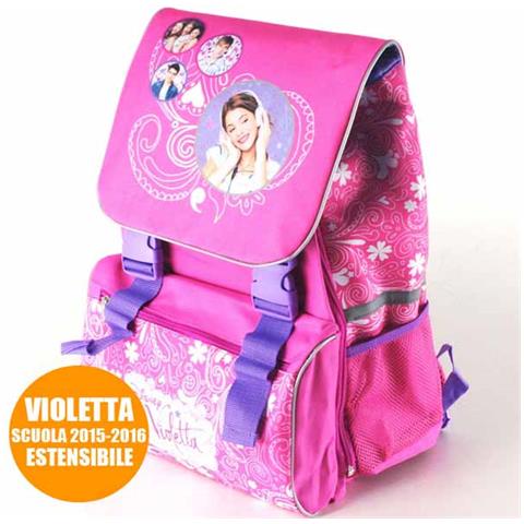 WALT DISNEY - Zaino Estensibile Violetta My Song Disney Channel Scuola  Bambine Elementari - ePRICE