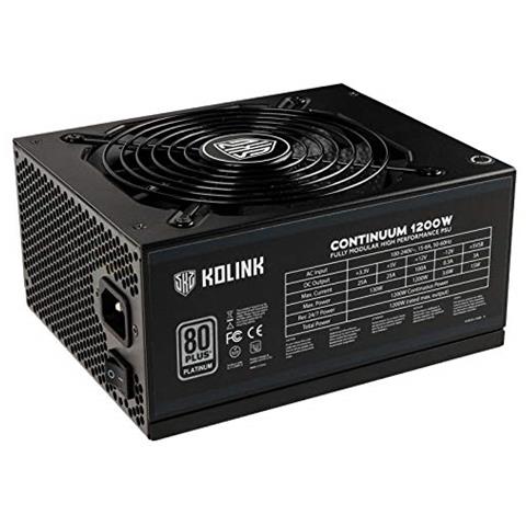 Alimentatore PC Continuum 80 PLUS Platinum ATX 2.4 1200W Colore Nero - Foto 1