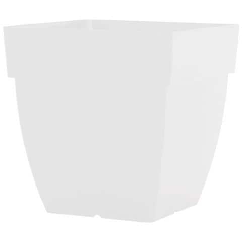 Fioriera vaso in cemento bianco altezza cm 83 personalizzabile