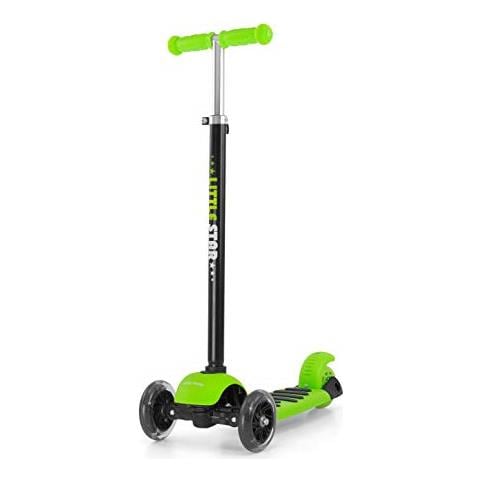 Little Star Monopattino A 3 Ruote Per Bambini, 3-en-1 (verde) - Foto 3