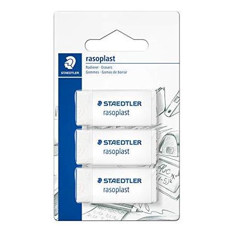 Rasoplast 526 B3 Bk3d Eraser Set (1 X Rasolplast Combi Eraser 2 X Rasoplast Eraser) - Foto 1