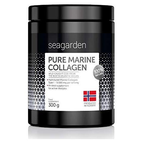 Norvegese Pure Marine Polvere Di Collagene I Wild-pescato Dal Nord Atlantico I 2-mesi Di Fornitura I Idrolizzato Peptidi Supplemento Per Pelle Capelli Unghie Tendini Legamenti Naturale Al 100 I 300 G - Foto 1