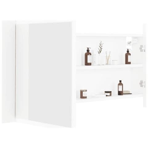 Specchio da Bagno con LED Bianco 100x12x45 cm in Acrilico - Foto 9