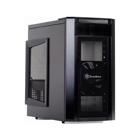 Case per computer SilverStone Sugo SST-SG03B - Mini-tower - Nero - 4 x Bay (s) - 1 x Fan (s) Installed - 3 x Fan (s) Supported - 1 x External 5.25" Bay (s) - 1 x External 3.5" Bay (s) - 2 x Internal 3.5" Bay (s) - 5 x Slot - 2 x USB (s) - 1 x FireWire - 1 x Audio Out - Foto 2